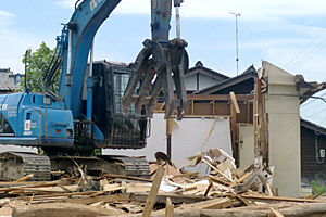 木造住宅の解体工事